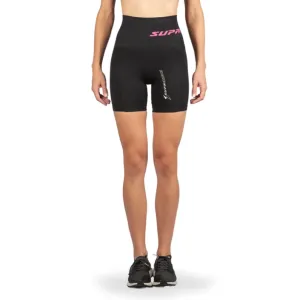 Supacore Post-Natal Compression and Recovery Shorts - Pink Logo/ Black (Special Order)