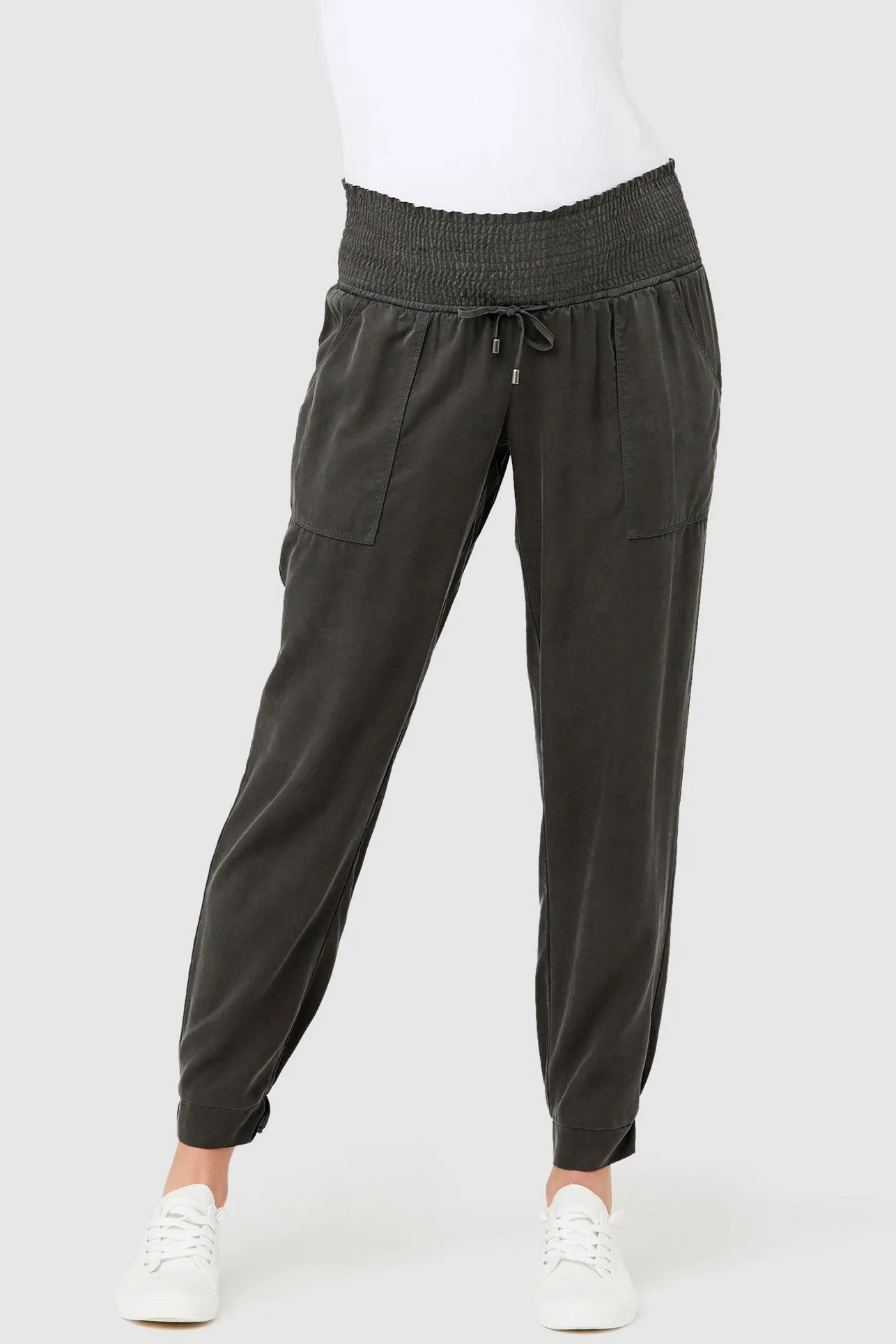 Sustainable Tencel Off Duty Pant Olive by Ripe