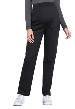 SVH - Lab Techs & Phlebs - WW220 Black Cherokee Women's Maternity Straight Leg Pant