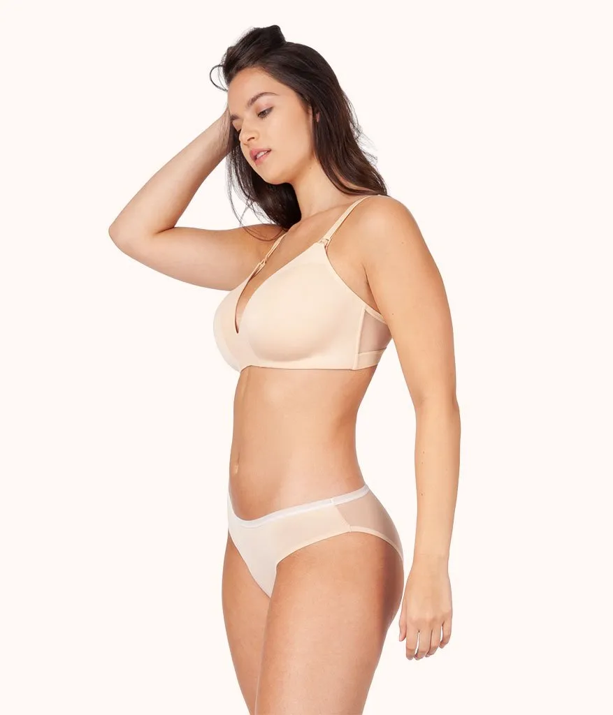 The No-Wire Nursing Bra Bundle: Toasted Almond/Jet Black