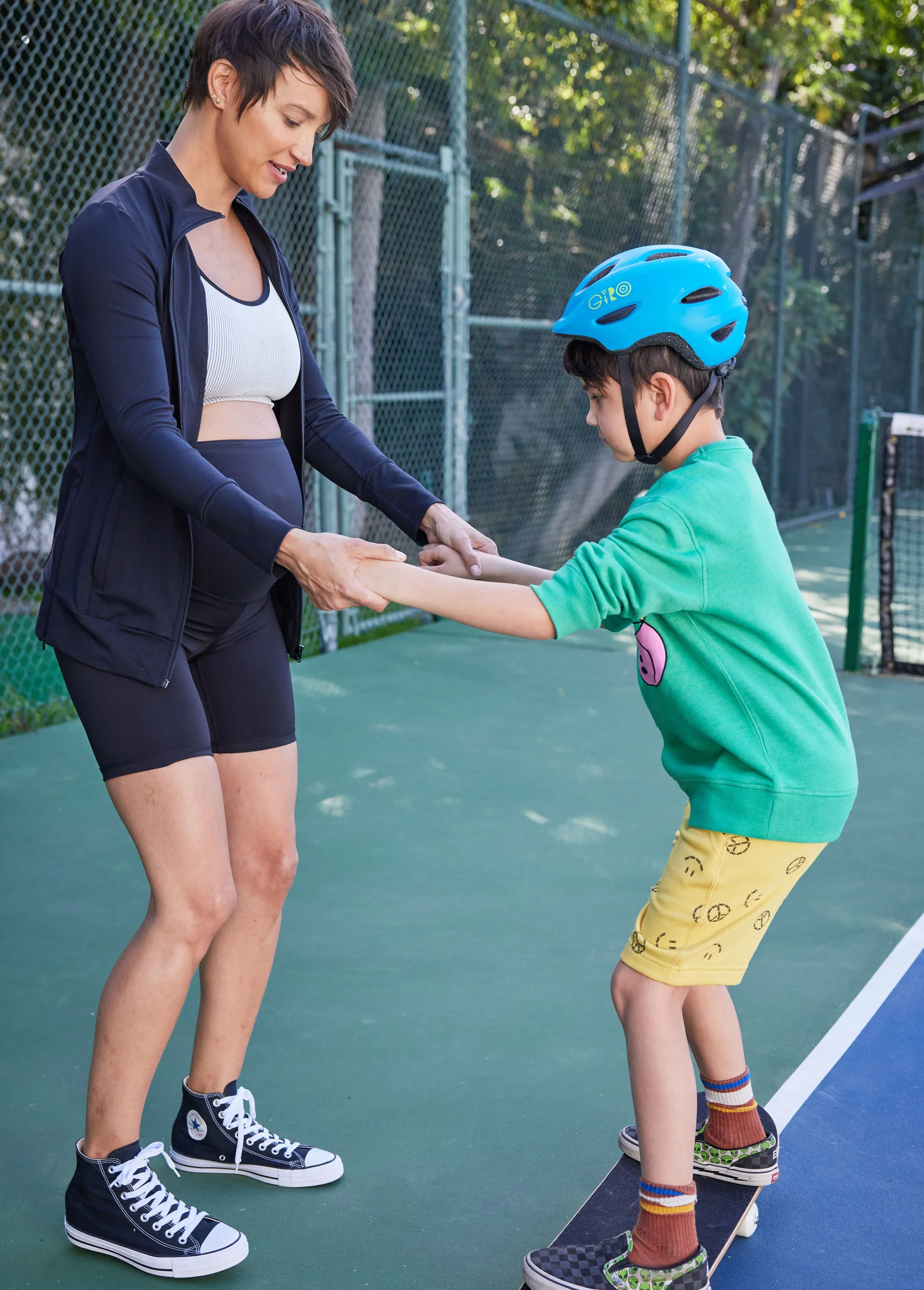 The Smooth Ride Maternity Black Bike Short