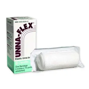 Unna-FLex Elastic Unna Boot Dressing 4" x 10 yds. without Calamine