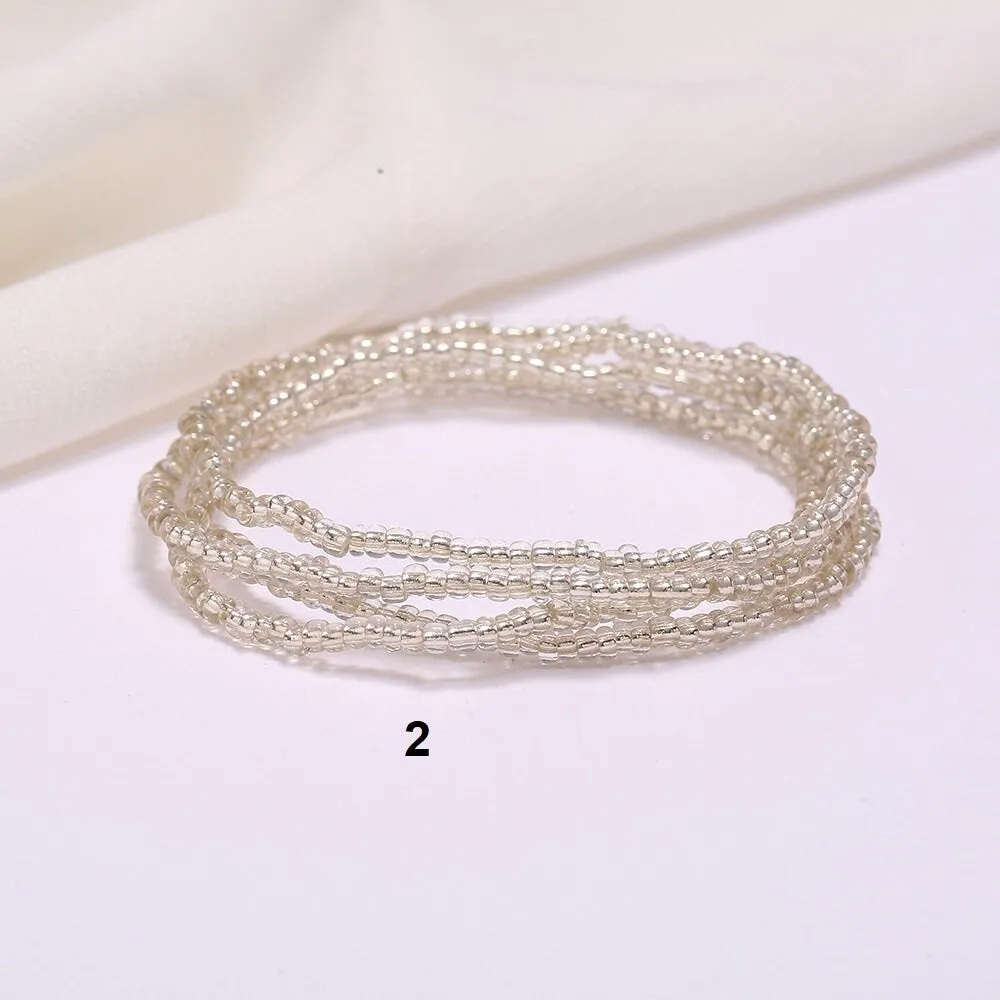 White Waist Beads - Slimming Waist Beads