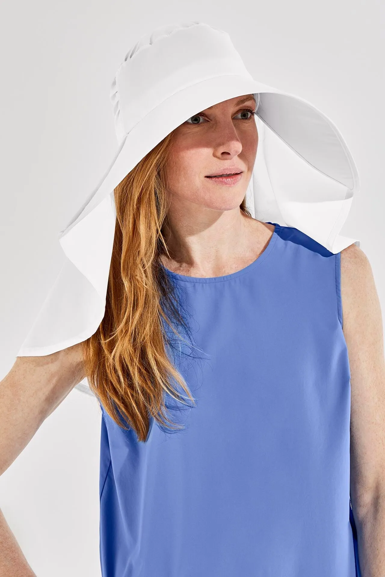 Women's Anastasia Elegant Full Coverage Hat  |  White