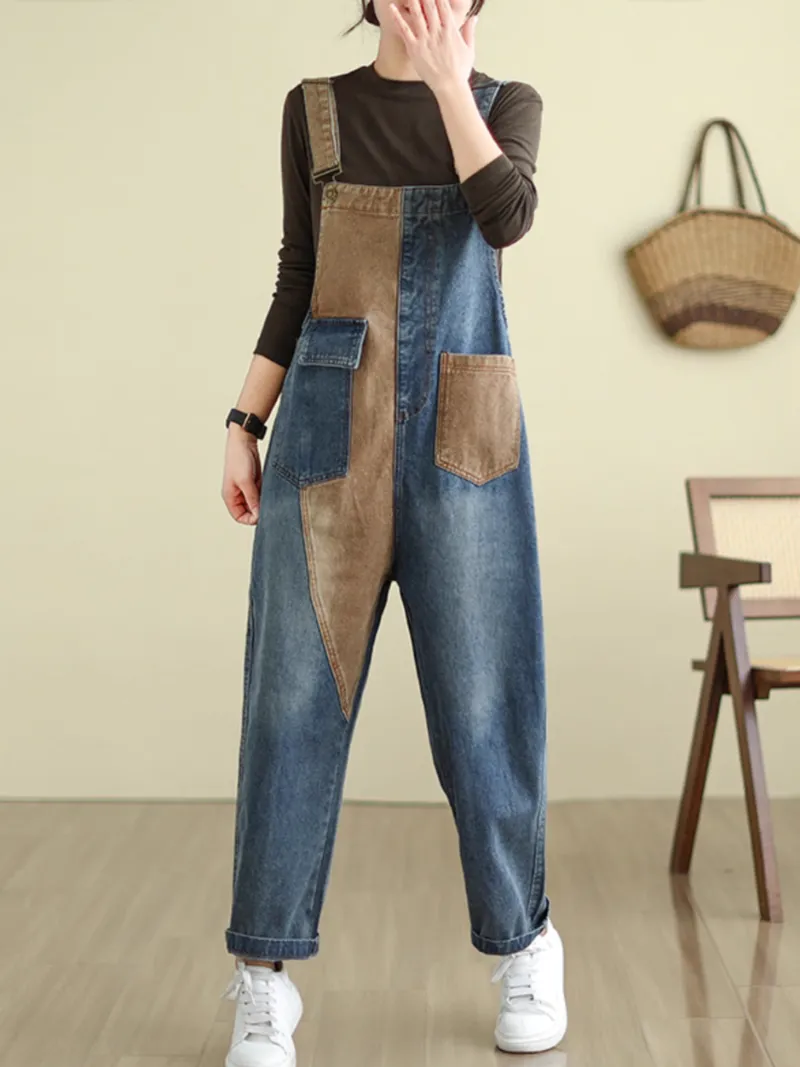 Women's Party Wear Cool Pockets Overalls Dungarees