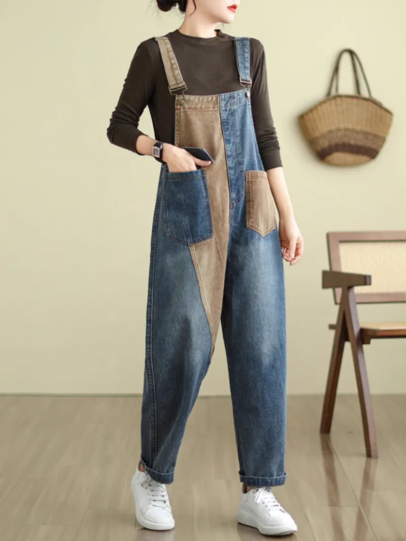 Women's Party Wear Cool Pockets Overalls Dungarees